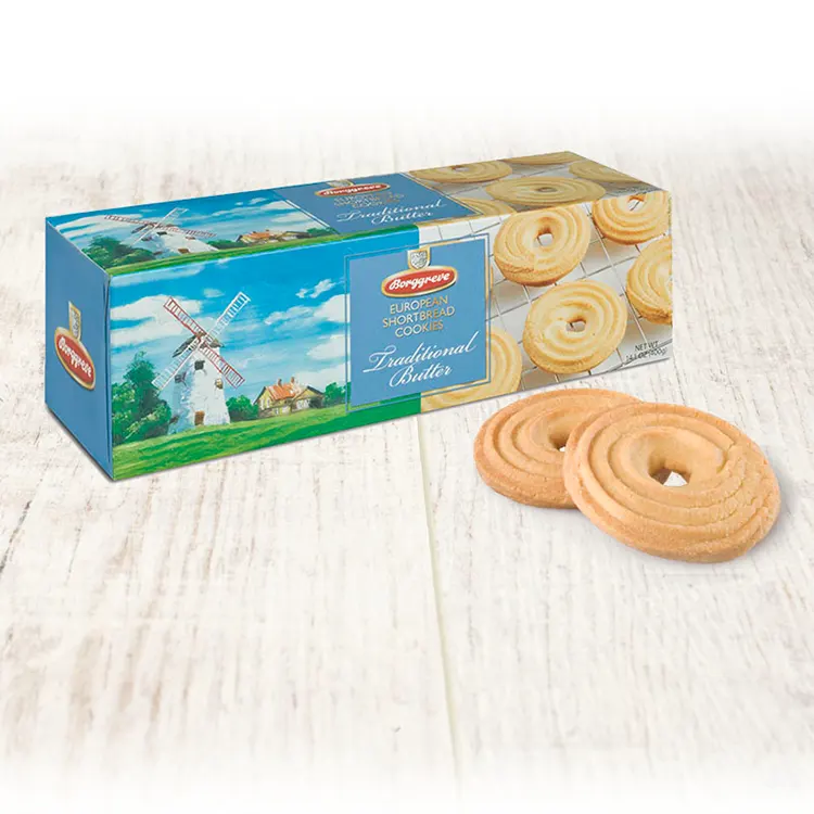 Traditional Butter Cookies • Shortbread Cookies from Borggreve - German biscuits - pastries