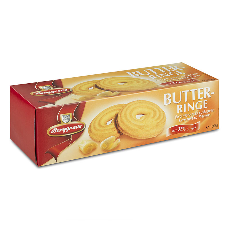 Butterringe - Produkt von Borggreve - Buttergebäck, Butterkekse, Jahresgebäcke