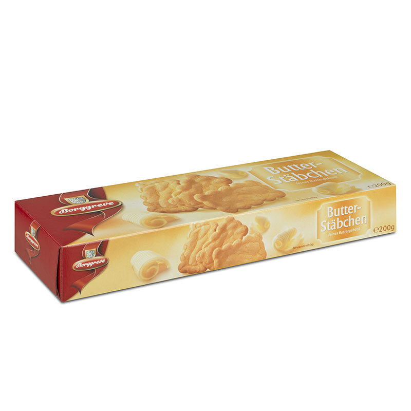 Butter-Stäbchen - Produkt von Borggreve - Buttergebäck, Jahresgebäcke, Kekse 
