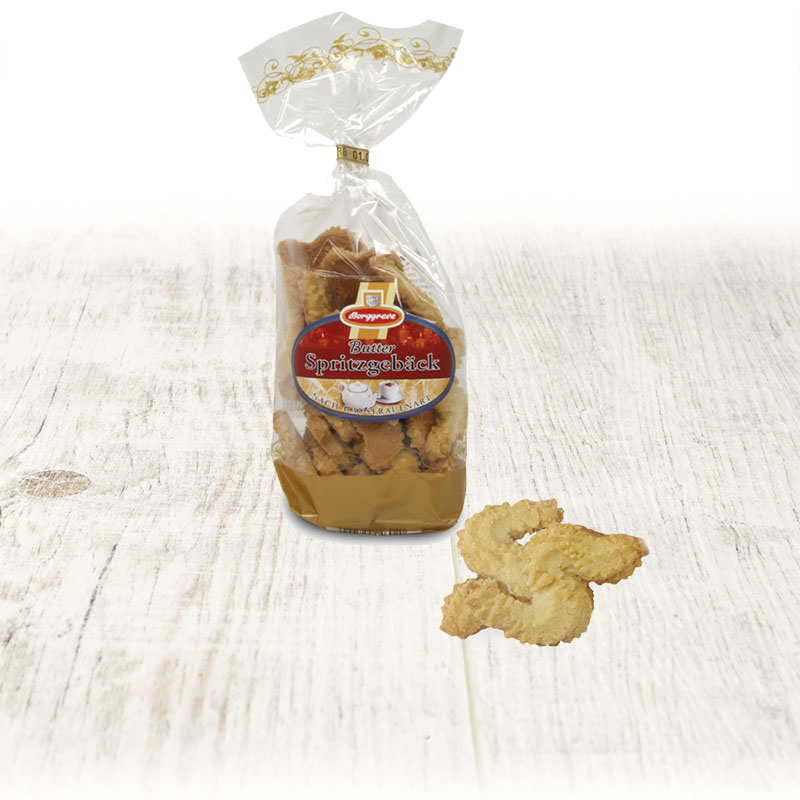 Butter Spritzgebäck - Produnkt von Borggreve - Spritzgebäck, Butterkekse