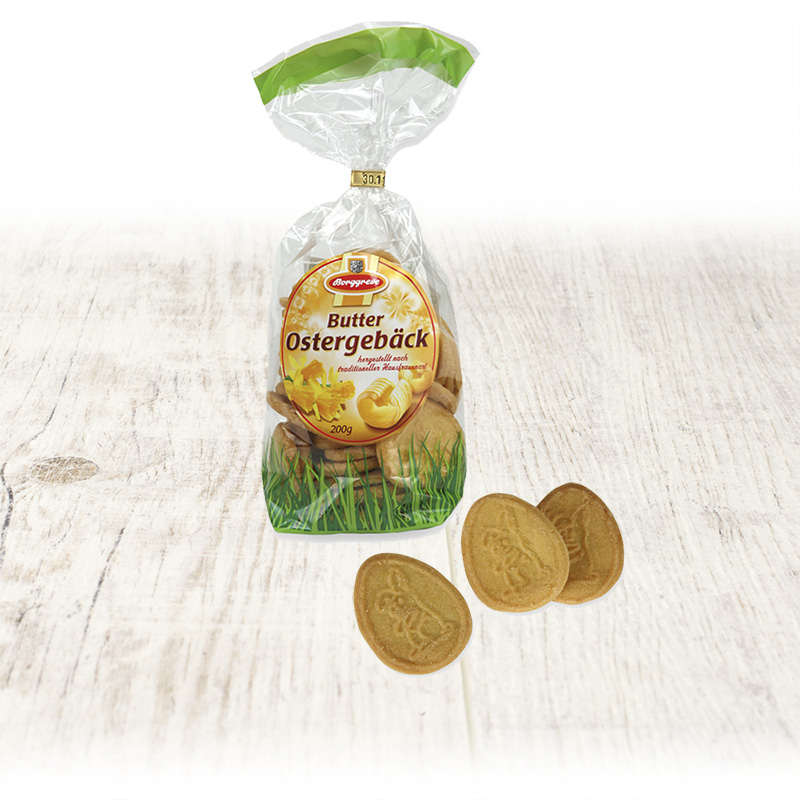 Feines Buttergebäck - Produkt von Borggreve - Ostergebäck, Osterkekse, Buttergeäck, Butterkekse