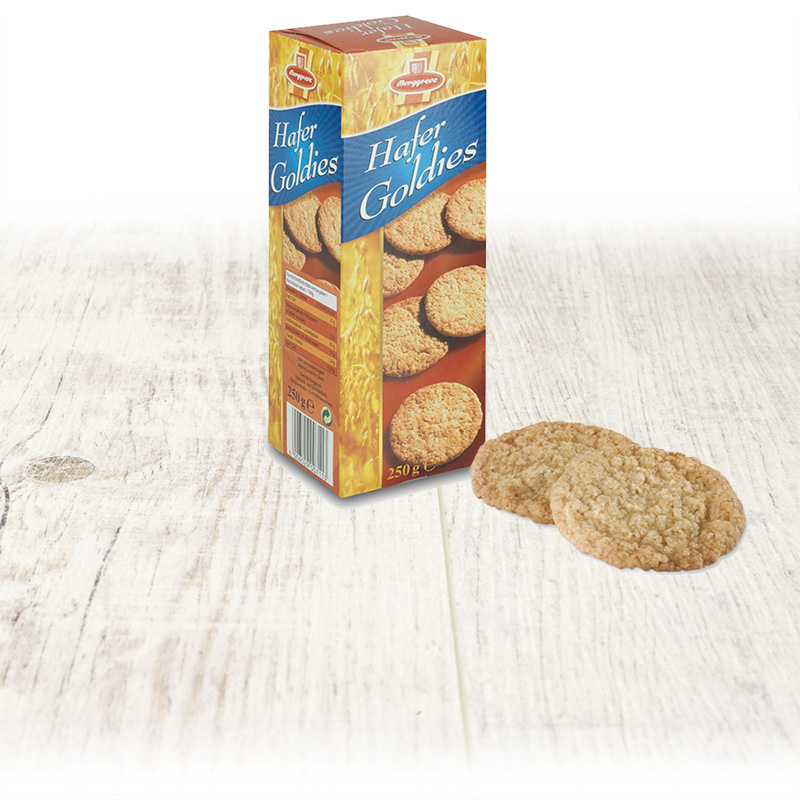 Hafer Goldies - Produkt von Borggreve - Haferflockengebäck, Haferkekse, Jahresgebäcke