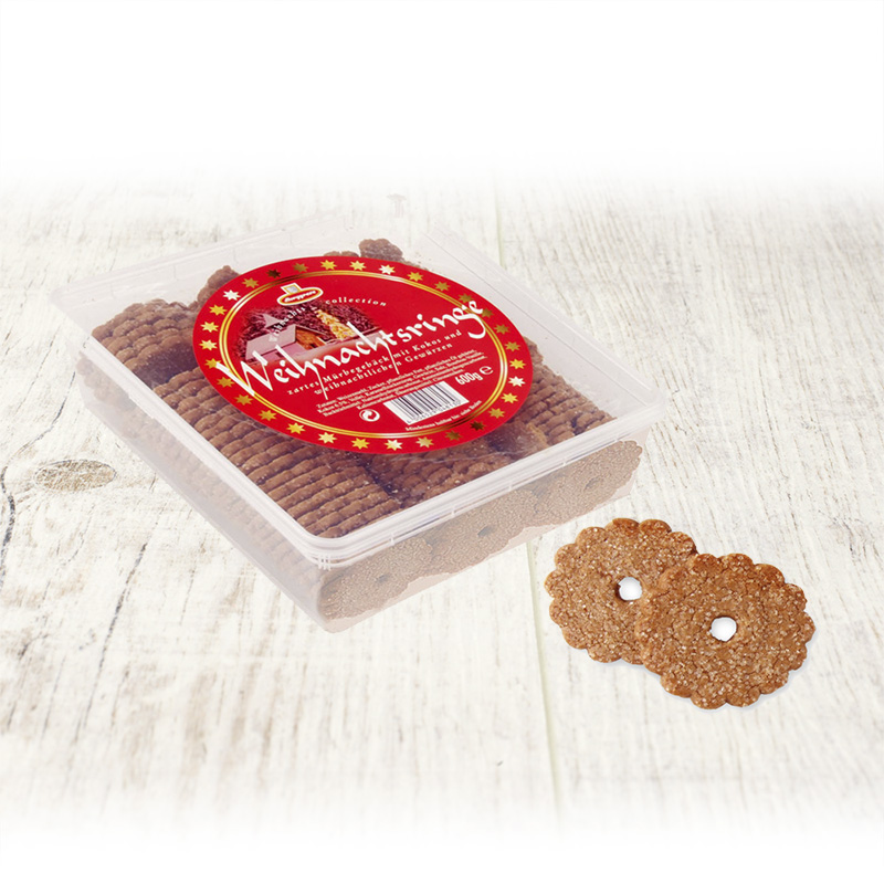 Weihnachtsringe - Produkt von Borggreve - Mürbegebäck, Weihnachtlich gewürtzt, Kokos