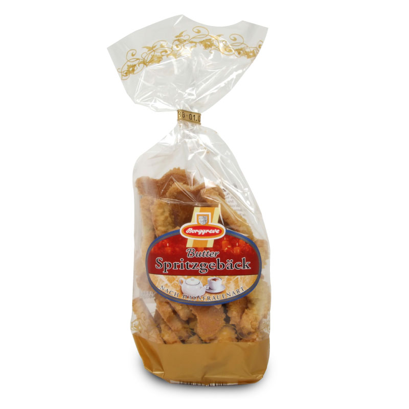 Butter Spritzgebäck - Butter Cookies - Product of Borggreve - Shortbread biscuits, butter biscuits