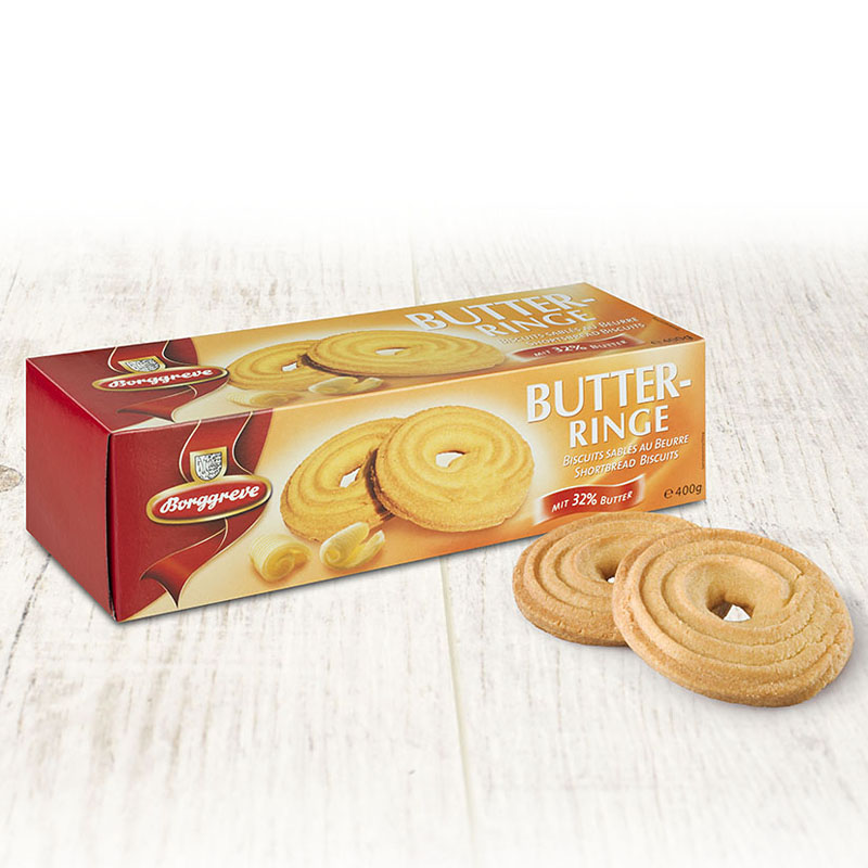 Butterringe - Produkt von Borggreve - Buttergebäck, Butterkekse, Jahresgebäcke