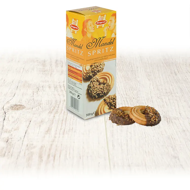 Mandel Spritzringe • Spritzgebäck von Borggreve - Jahresgebäcke - Dauerbackware