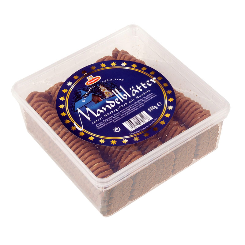 Mandelblätter - Produkt von Borggreve - Mürbegbäck, Mandelkekse 