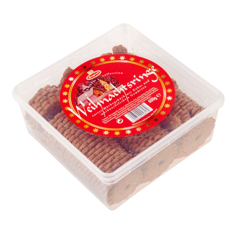 Weihnachtsringe - Produkt von Borggreve - Mürbegebäck, Weihnachtlich gewürtzt, Kokos